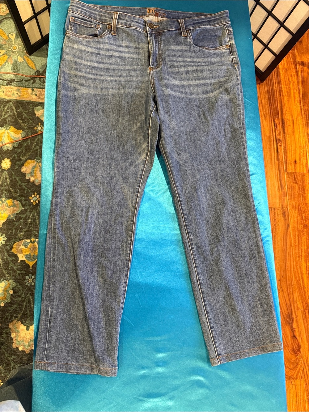 Kut from the Kloth Blue Straight-Leg Women’s Jeans